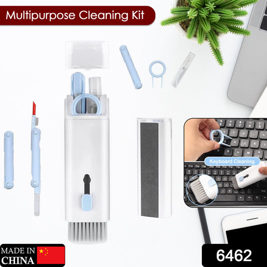 Wukusy 7-in-1 electronic cleaner kit with dust brush, spray bottle, AirPods cleaner pen, key puller, for monitor, keyboard, screen