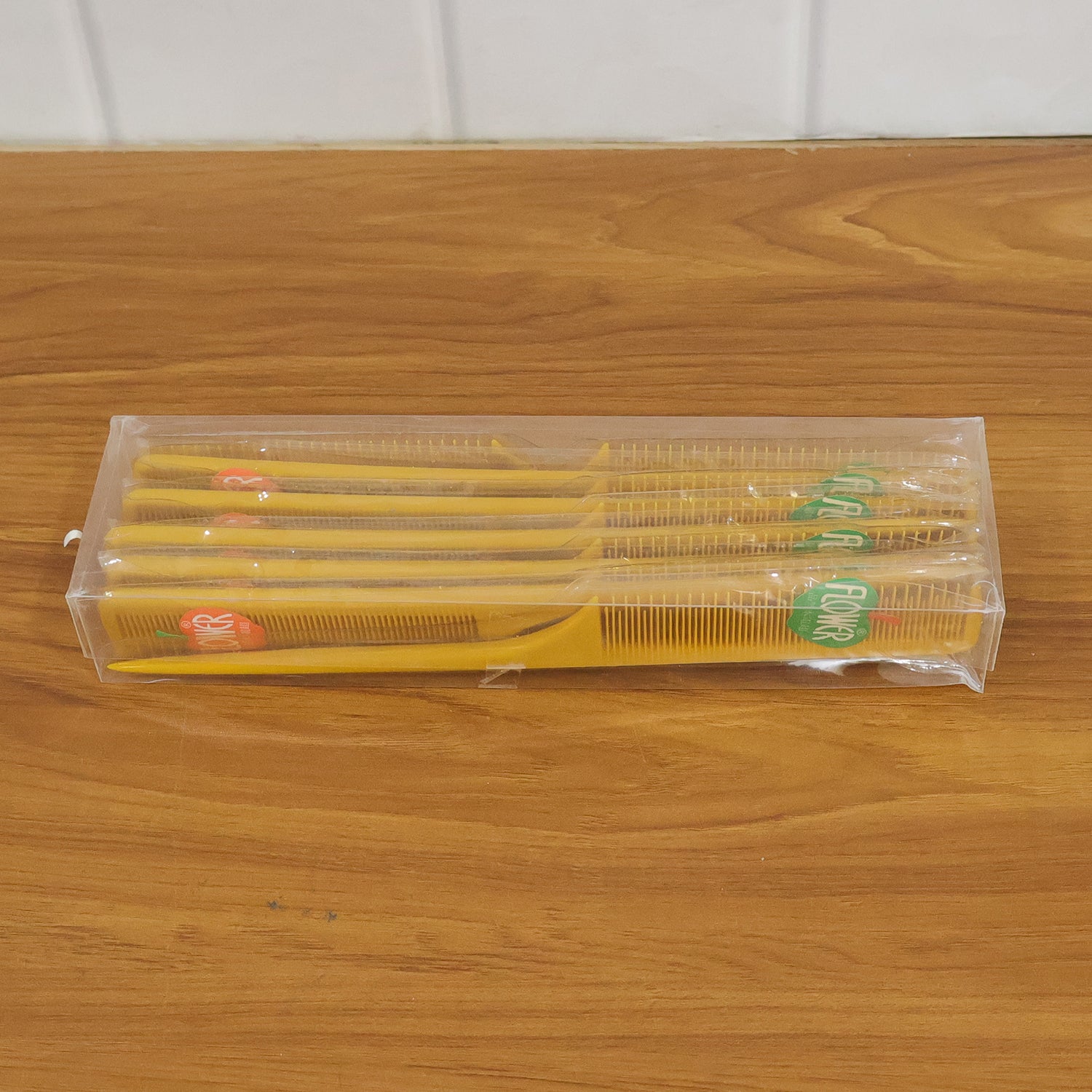 Wukusy professional tail comb set with 12 hair styling combs in various sizes and shapes for precise hair styling.