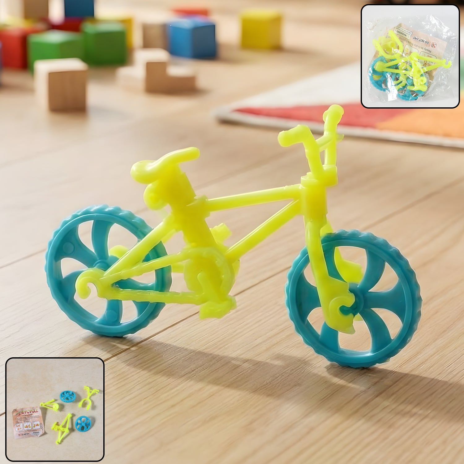 Wukusy small bicycle toy set for kids, fun and educational play, includes colorful miniature bicycle and accessories for children.