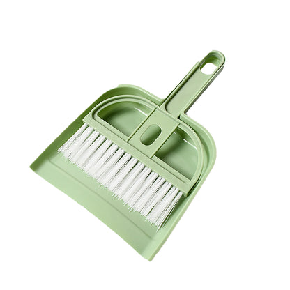 Wukusy Mini Dustpan and Brush Set for home cleaning, compact dustpan with small broom for multipurpose mess cleanup.