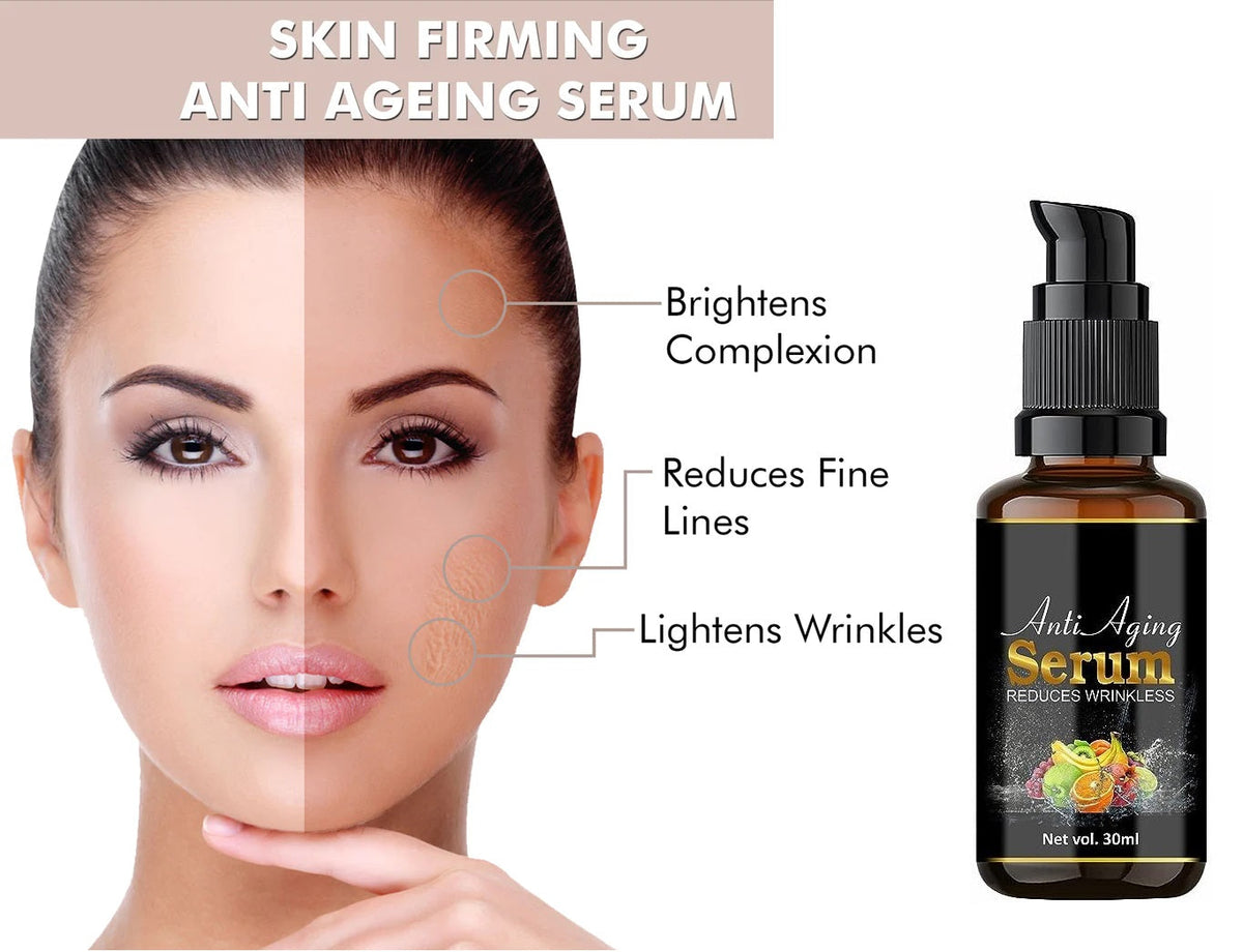 Drpshippr Bon Austin anti-aging face serum bottle with 30ml capacity, designed to reduce wrinkles for women.
