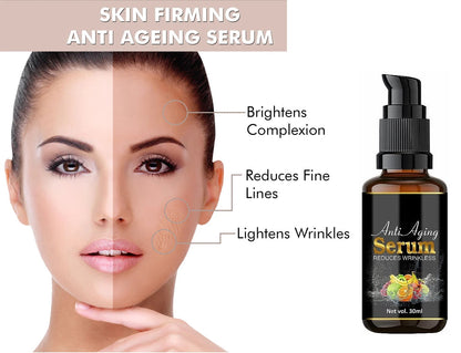 Drpshippr Bon Austin anti-aging face serum bottle with 30ml capacity, designed to reduce wrinkles for women.