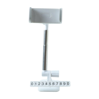 Wukusy adjustable car dashboard mobile phone holder mounted on vehicle dashboard with phone secured in place