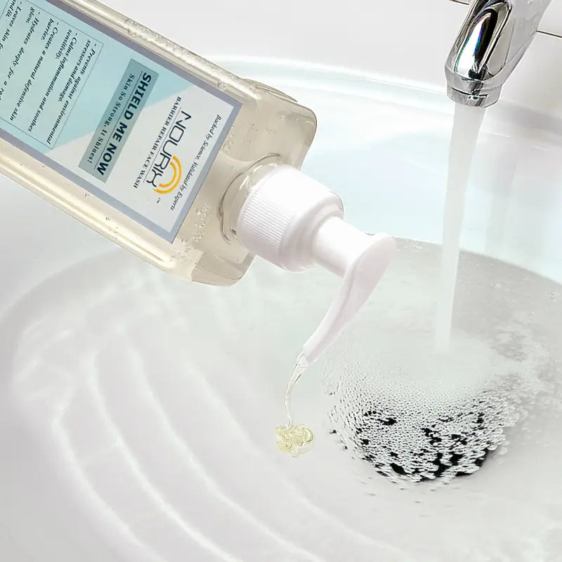 Nourix Shield Me Now face wash by 11012 for sensitive skin, repairs skin barrier, soothes, and deeply moisturizes.