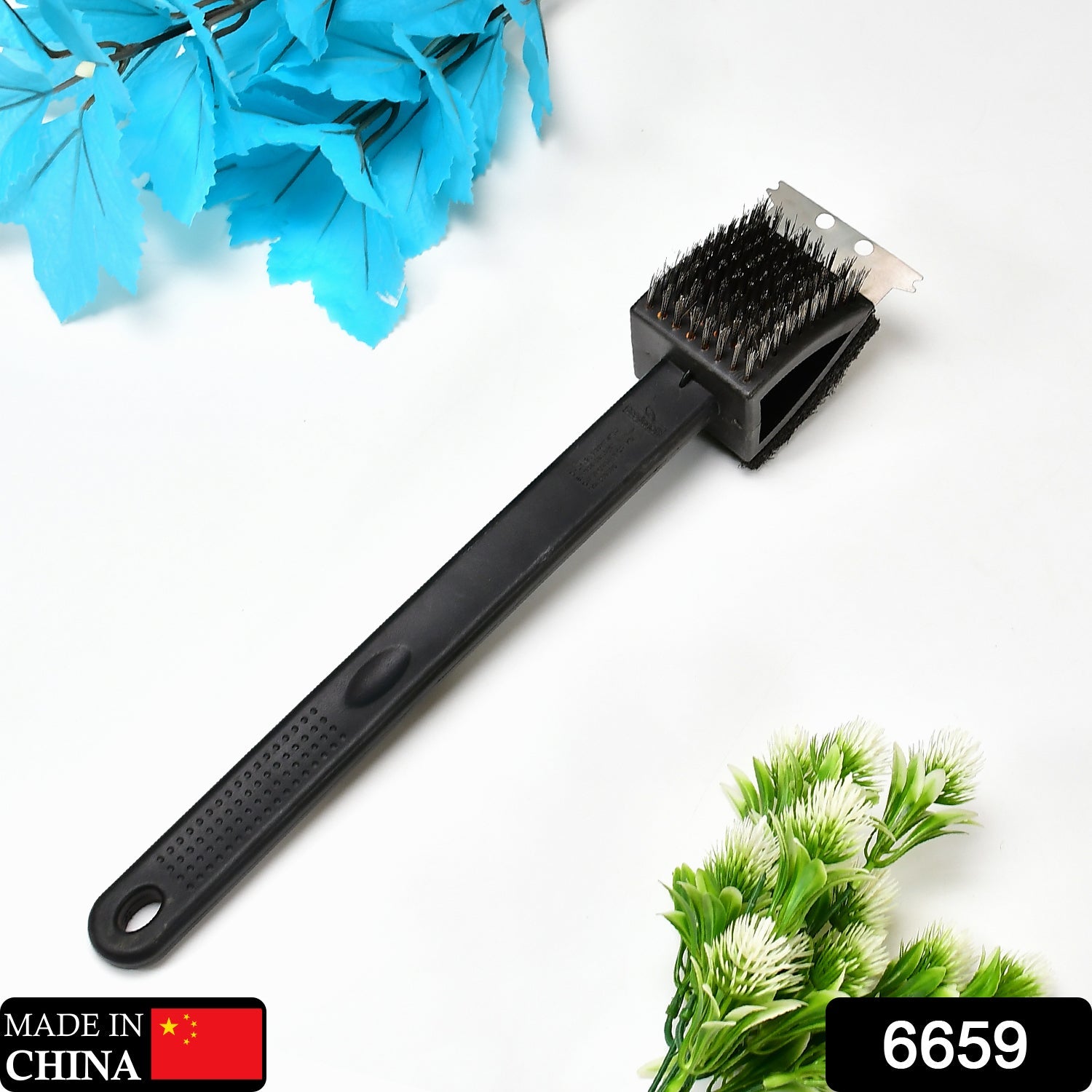 Wukusy 6659 silicone toilet brush with slim holder, anti-drip set for toilet bowl cleaning, made of flexible silicone material