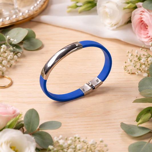 Black and silver fancy wrist bracelet by Wukusy featuring intricate metalwork and elegant design, perfect for accessorizing.