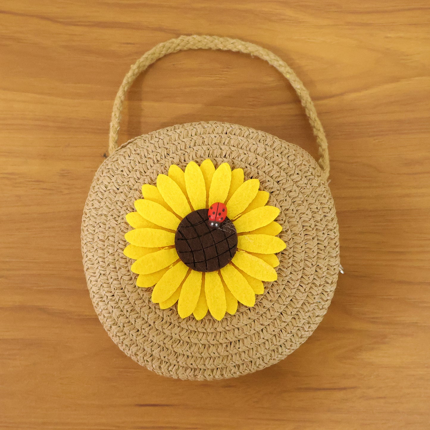 Cute mini round Wukusy women’s crossbody purse with a compact design and adjustable strap, perfect for casual outings.