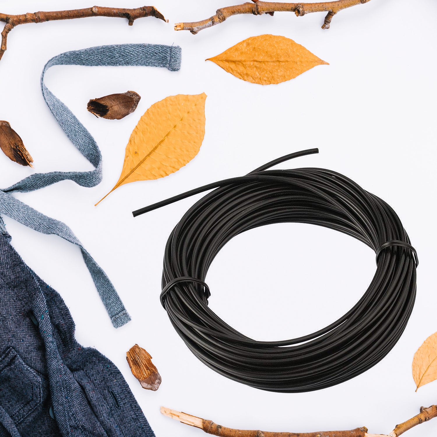 Wukusy 7404 cloth drying wire, 25m high-quality garden and home use wire for outdoor and indoor cloth drying.