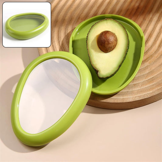 Green oval-shaped vegetable container by Wukusy, a premium fruits and vegetable saver keeper for kitchen storage.