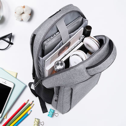 Wukusy laptop bag with adjustable shoulder strap, water-resistant, lightweight travel and office bag with storage pockets.