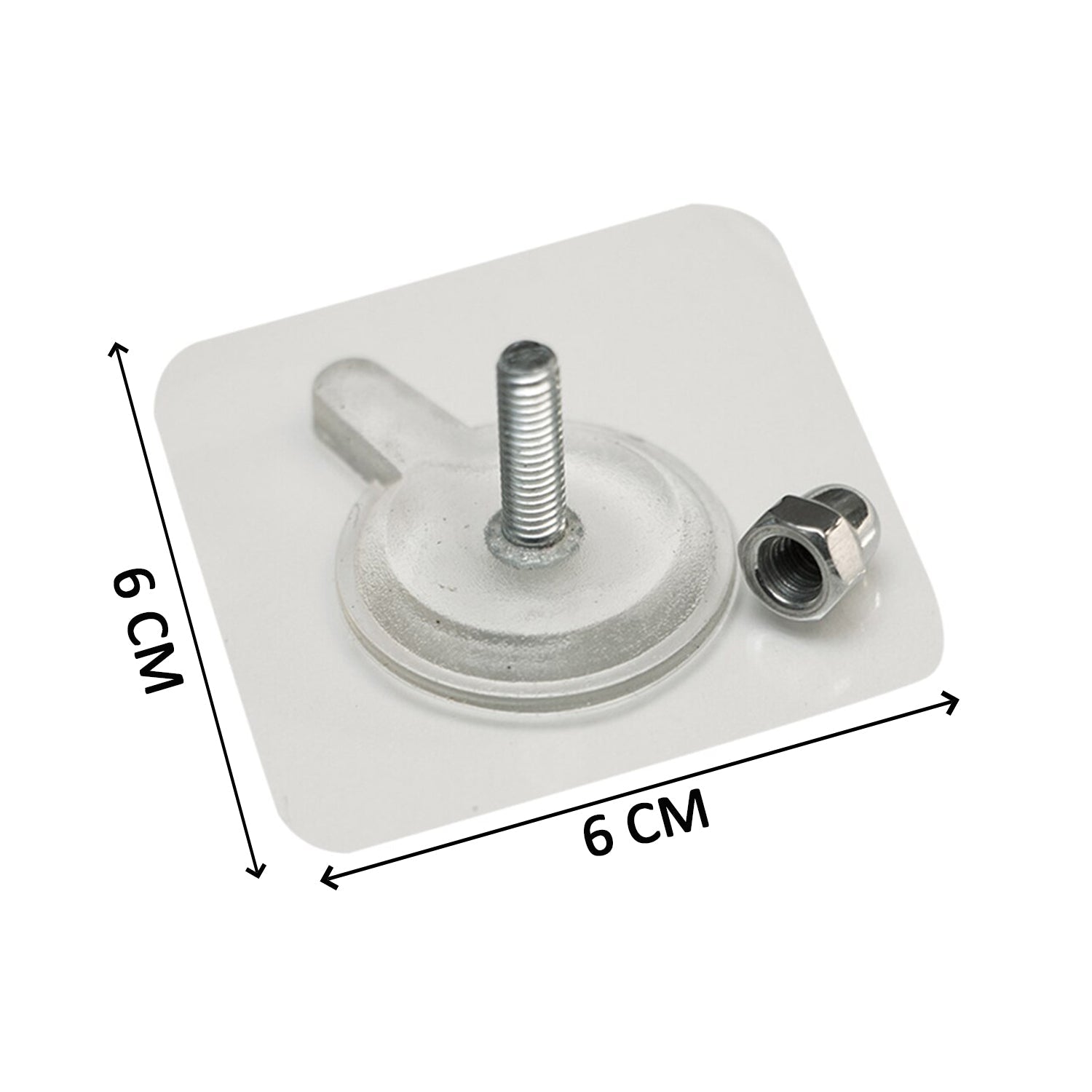 Wukusy 9017 adhesive screw wall hook for household and office use, holding and hanging various items securely on walls.