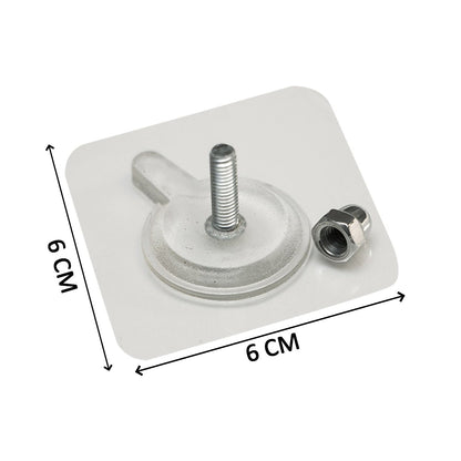 Wukusy 9017 adhesive screw wall hook for household and office use, holding and hanging various items securely on walls.