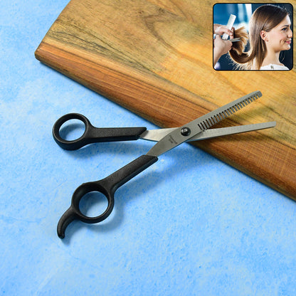 Wukusy professional hair thinning scissors with sharp blades and ergonomic handle for precise hair cutting and thinning.