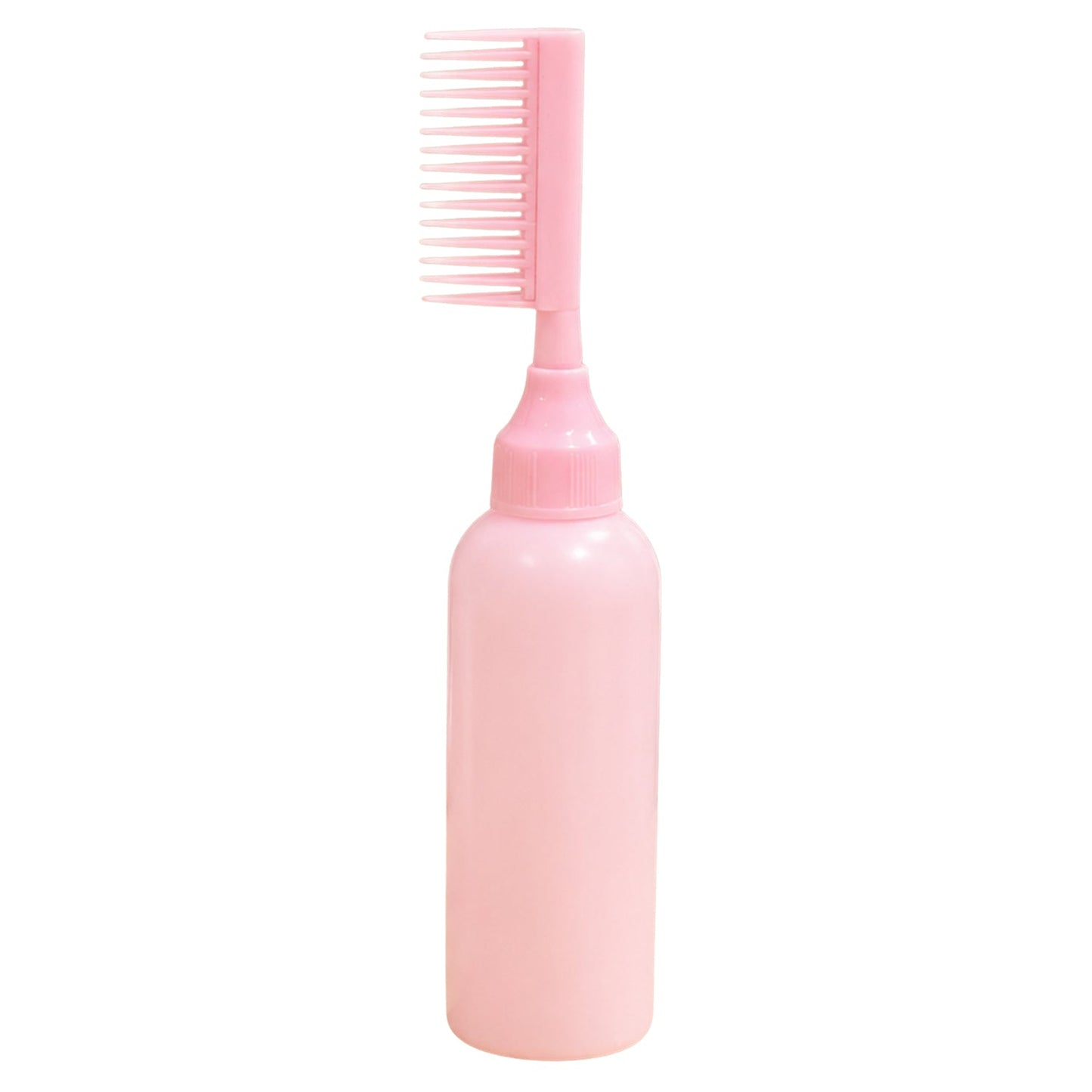 Wukusy 2-in-1 hair oil applicator bottle with scalp comb for root care, showing the bottle and comb for easy oil application.