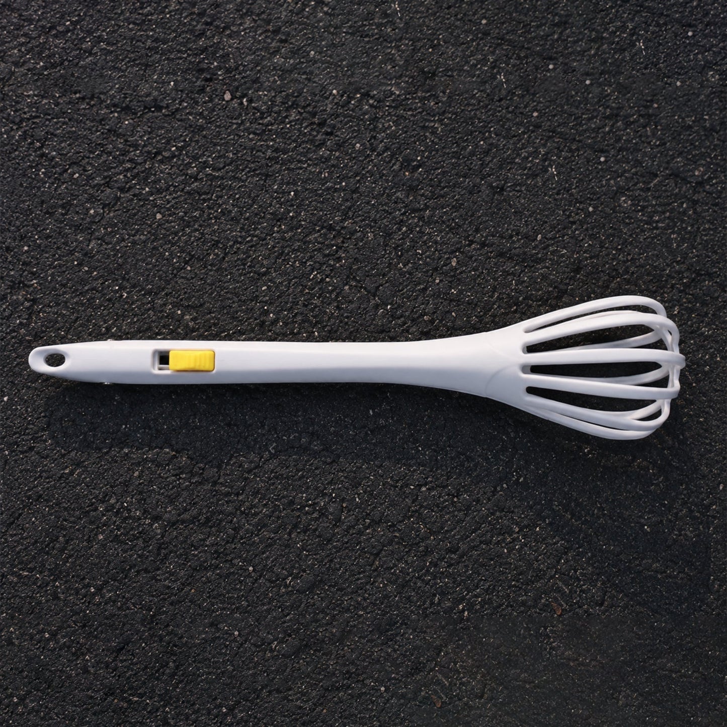 Wukusy manual egg beater with stainless steel beaters for mixing eggs and batters in a versatile kitchen tool.