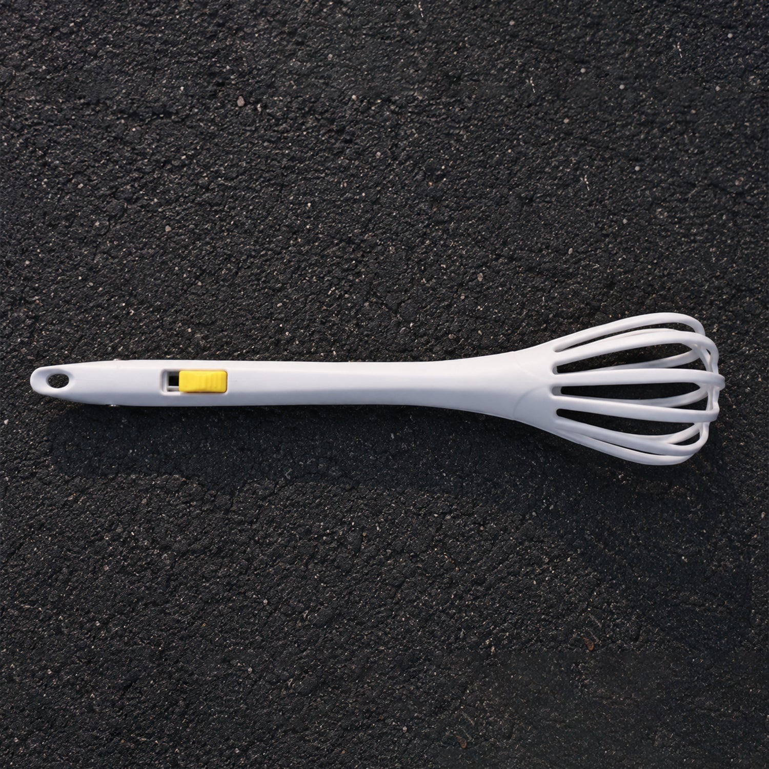 Wukusy manual egg beater with stainless steel beaters for mixing eggs and batters in a versatile kitchen tool.