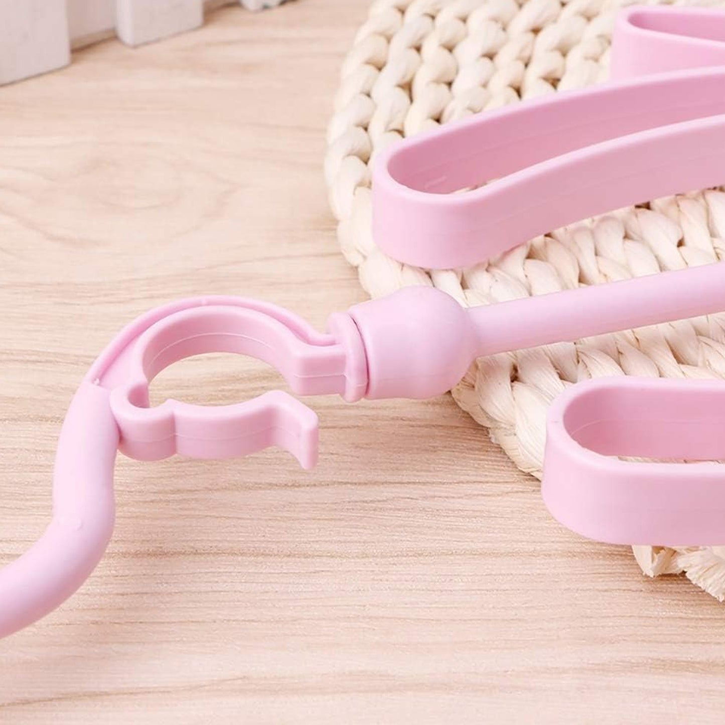 Wukusy 9136 Shoes Drying Hanger, rotatable shoe rack for balcony or closet, with multiple slots for drying and organizing shoes.