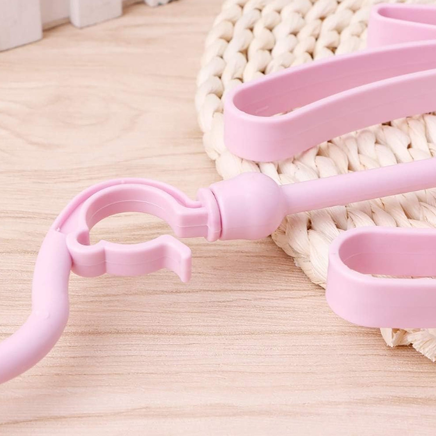 Wukusy 9136 Shoes Drying Hanger, rotatable shoe rack for balcony or closet, with multiple slots for drying and organizing shoes.