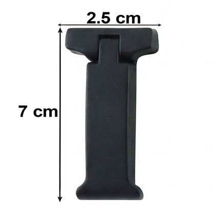 Set of three Wukusy heavy-duty wall hooks with self-adhesive backing, ideal for hanging clothes, bags, and accessories.