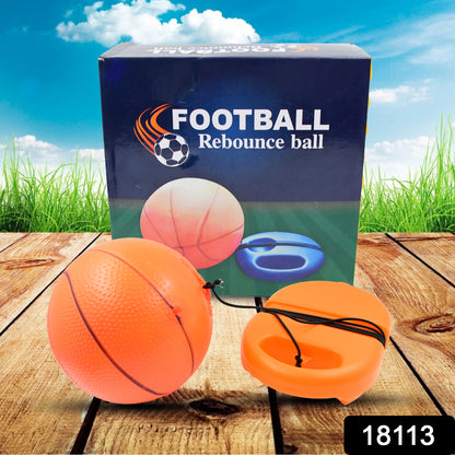 Wukusy football rebound ball with string set for sports training, featuring a ball attached to a durable string for solo practice.