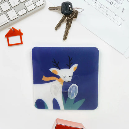 Wukusy 3-in-1 cartoon animal door stopper set with playful plush designs for child safety and decor.