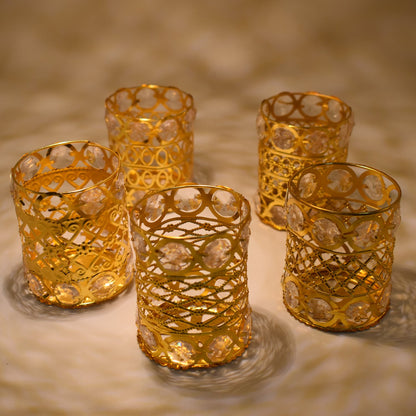 Wukusy home decor diamond jhoomer with mixed design featuring intricate craftsmanship and elegant hanging ornamentation.