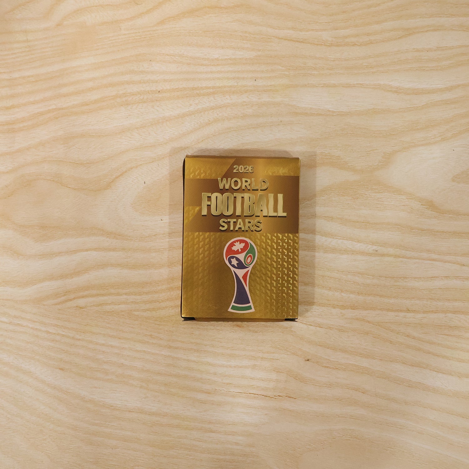 Wukusy World Football Stars Card Set featuring trading cards with images of famous football players on collectible cards