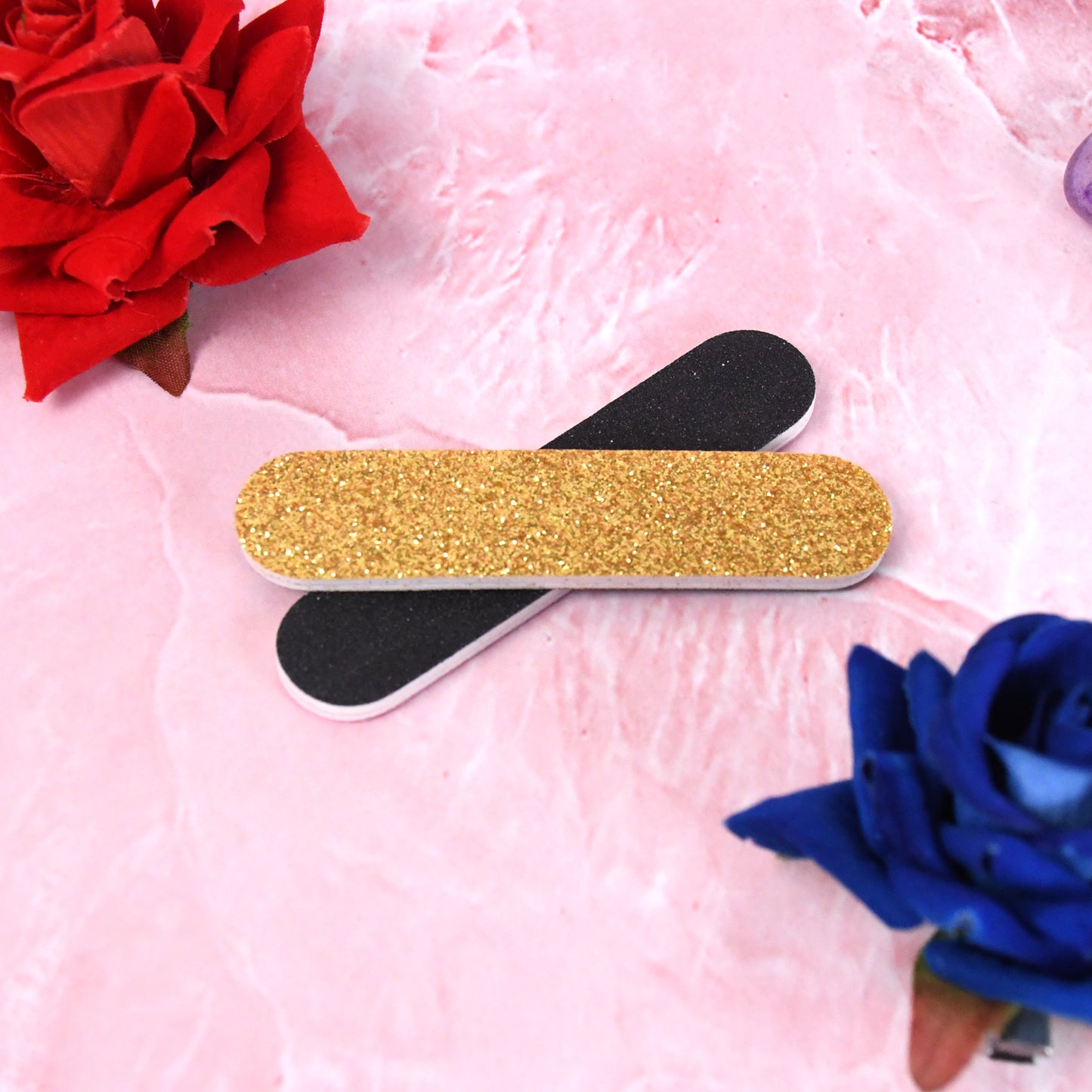 Wukusy professional double-sided nail filer set with two 9 cm nail shapers for smooth, precise nail shaping and filing.