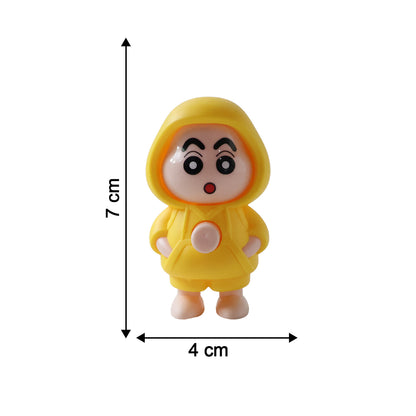 Wukusy cute face-changing doll keychain toy with a colorful, expressive face and a small metal keyring for attachment.