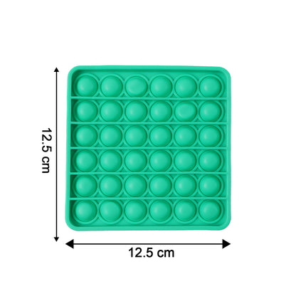 Wukusy premium square-shaped silicone Pop It fidget toy with push bubbles for stress relief and sensory play.