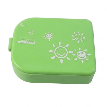 Wukusy 3-compartment plastic pill organizer box with portable design for secure medicine storage and easy access