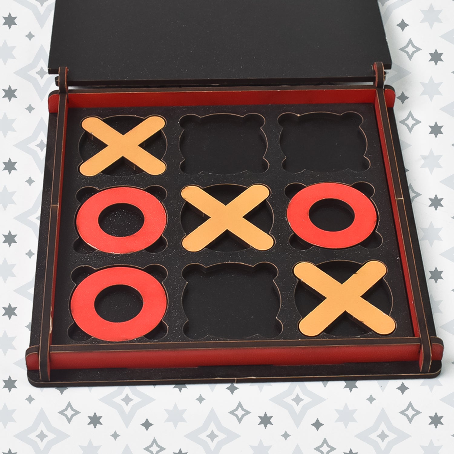 Wukusy X Zero wooden board game set, featuring intricately carved game pieces and a smooth wooden playing surface.