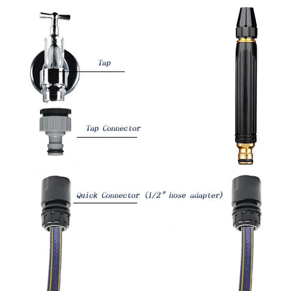 Wukusy plastic car washer high pressure water spray gun with trigger nozzle for efficient cleaning and water spraying.