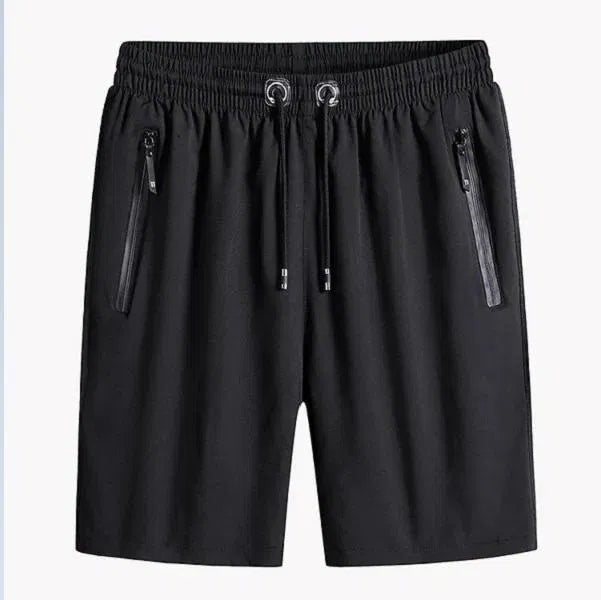 Set of three men's stretchable cotton shorts in various colors, featuring comfortable fit and casual style from the 34751 brand.
