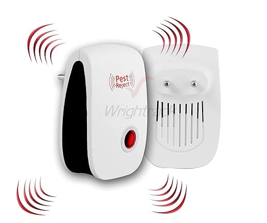 Electric pest repeller by 18281 targeting mosquitoes, cockroaches, ants, and spiders for home insect pest control.