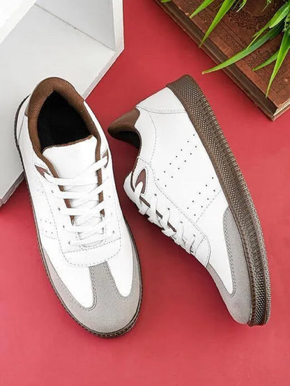 Men's casual sports shoes by 1889, comfortable running and style shoes for boys and men, shown on a model.