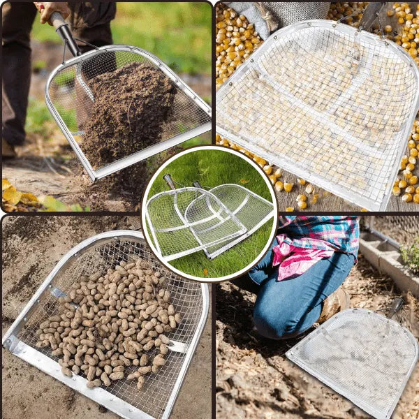 Heavy gardening shovel for soil lifting, durable steel blade with ergonomic handle, ideal for gardening and outdoor soil work.