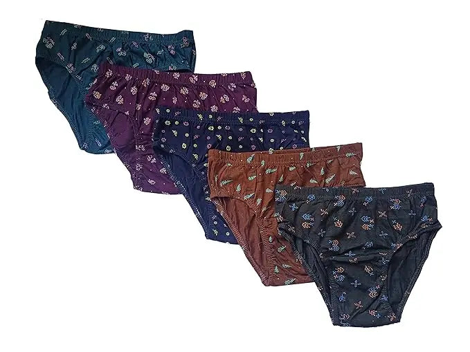 Pack of 5 women's hipster briefs in multicolor, made by 18944, featuring comfortable and stylish women's panties.