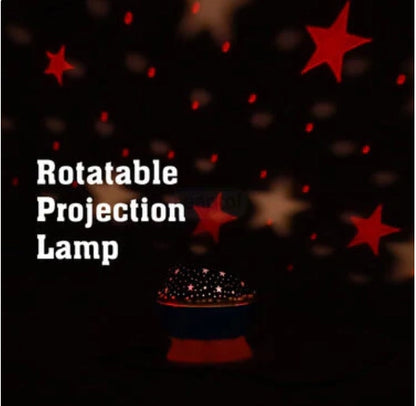 Star Master Projector Night Lamp from 18281, a projector lamp emitting star-shaped light patterns for cozy nighttime ambiance.