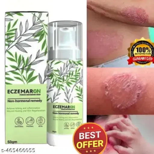Eczemaron anti-fungal face cream for ringworm, eczema, and fungal infections, with moisturizing and soothing properties.