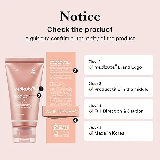 Medicube Pink Therapy Collagen Night Wrapping Face Mask in a jar, creamy texture with pink accents for skincare.