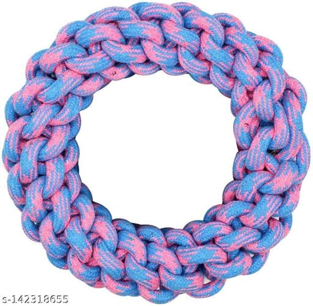 Multicolor silicone chew toy for pets, designed for dogs to chew and play, with a textured surface for added interest.
