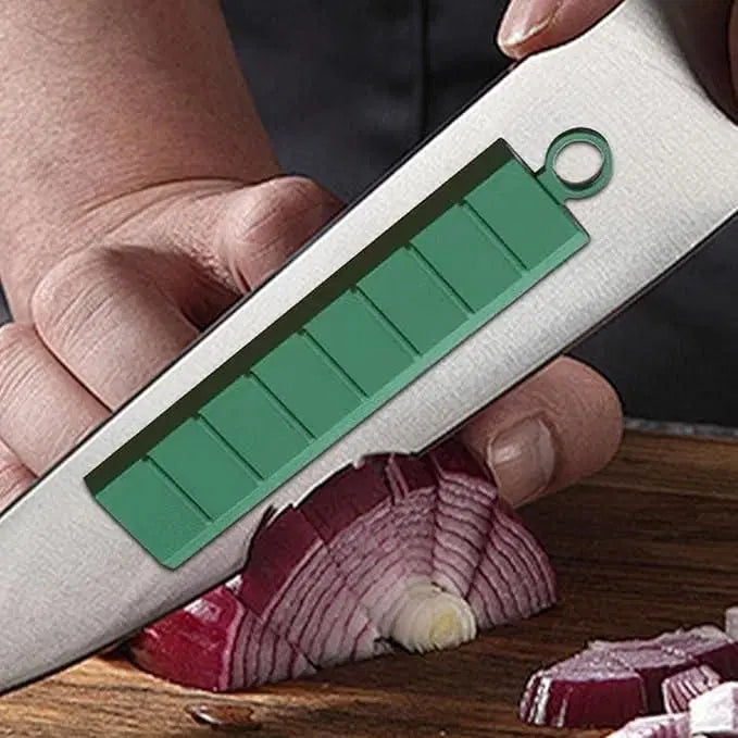 Pair of 1238 Silicone Magnetic Vegetable Cutters with manual chopper design, featuring sharp blades and magnetic handles for easy use.