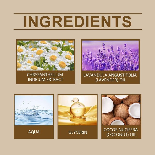 1361 Chamomile Sleep Body Essential Oil in 60ml bottle, soothing cream for relaxation and restful sleep.