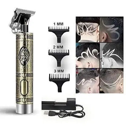 Buddha Electric Pro Hair Clippers from 1238, men's grooming trimmer with multiple attachments and a sleek design for hair cutting.