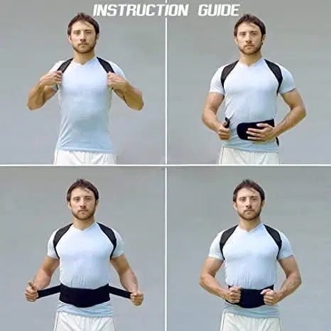 Back and abdomen support belt from 1238, a comfortable back brace designed for pain relief and added lumbar support.