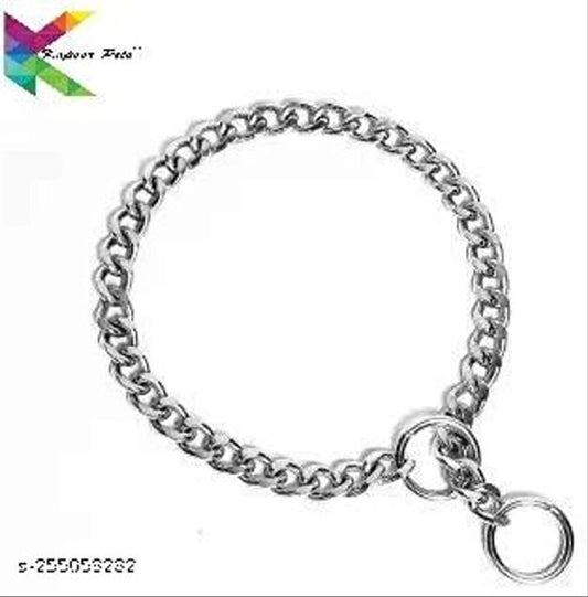 Multicolor diamond-cut pet choker chain, 24 inches, designed for pets, featuring a stylish and decorative collar from 15929.