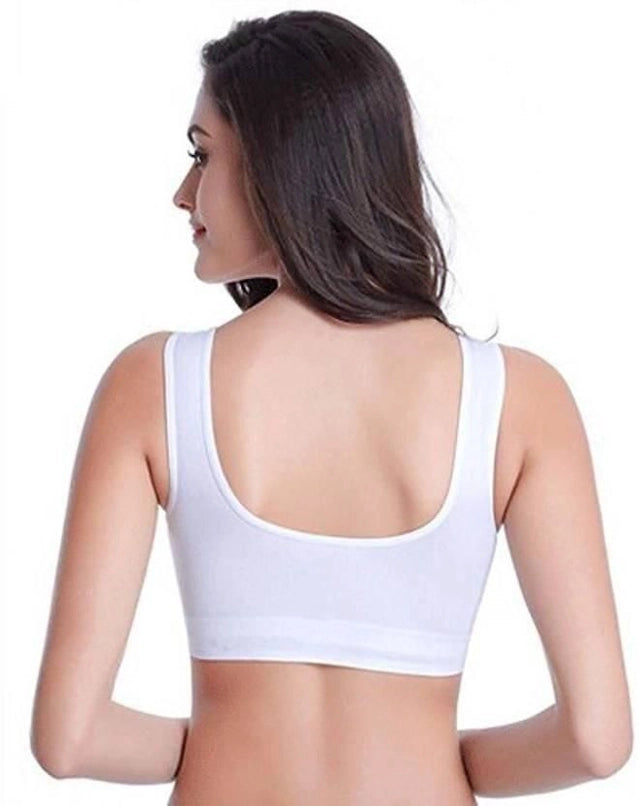 Set of three women's multicolor Air Bras by 35930, lightweight and comfortable women's bras in vibrant colors.