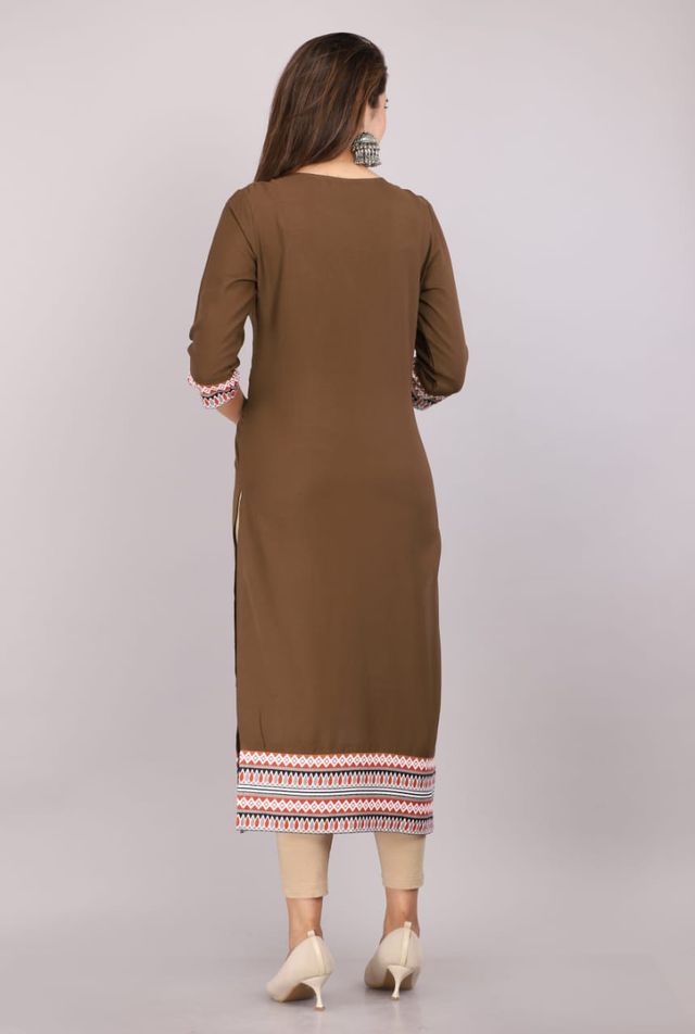 Colorful women's Kurti from brand 6164, featuring traditional design with intricate patterns and comfortable fit.