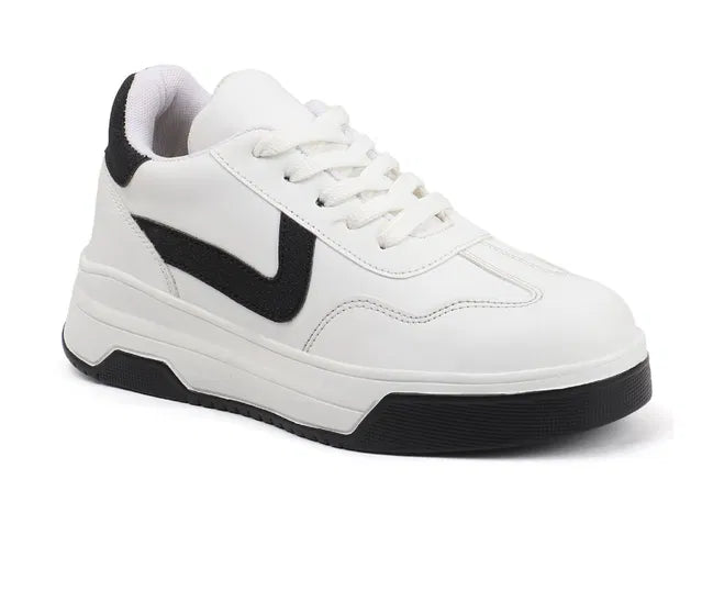 Men's casual shoes by 1889, stylish and comfortable for running, sports, and everyday wear, shown in black with white soles.
